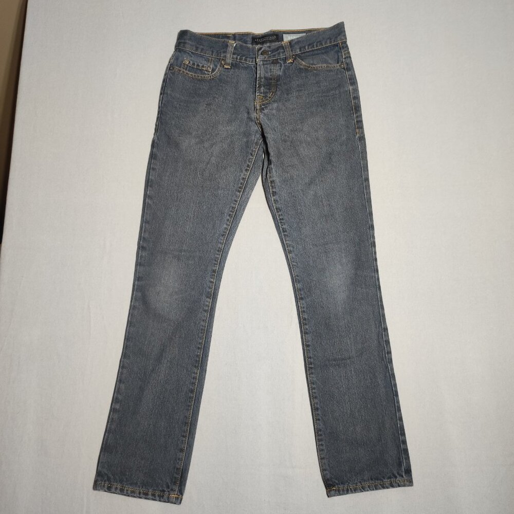 Aeropostale jeans men's size 28/30 bluish grey colour skinny fit straight leg